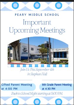 Husky Parents please join us for this informational meeting!